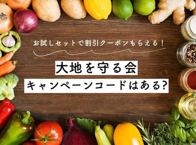 【2025年最新】大地を守る会にキャンペーンコードはある？ お試しセットで割引クーポンもらえる！
