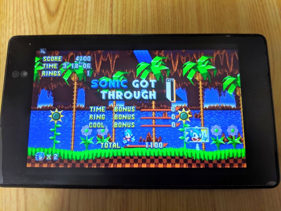 Nexus 7リモートプレイ中の画面2